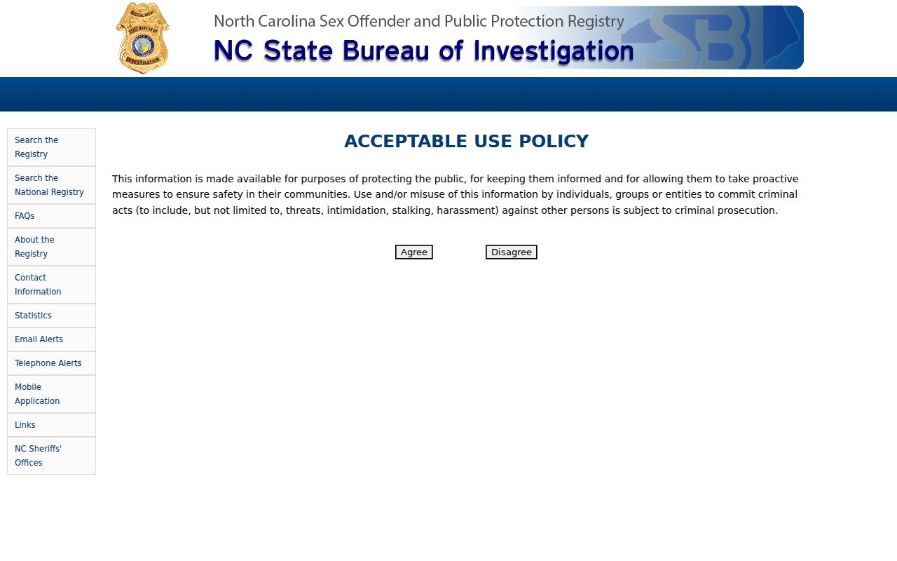 Burlington people search options in the NC sex offender registry