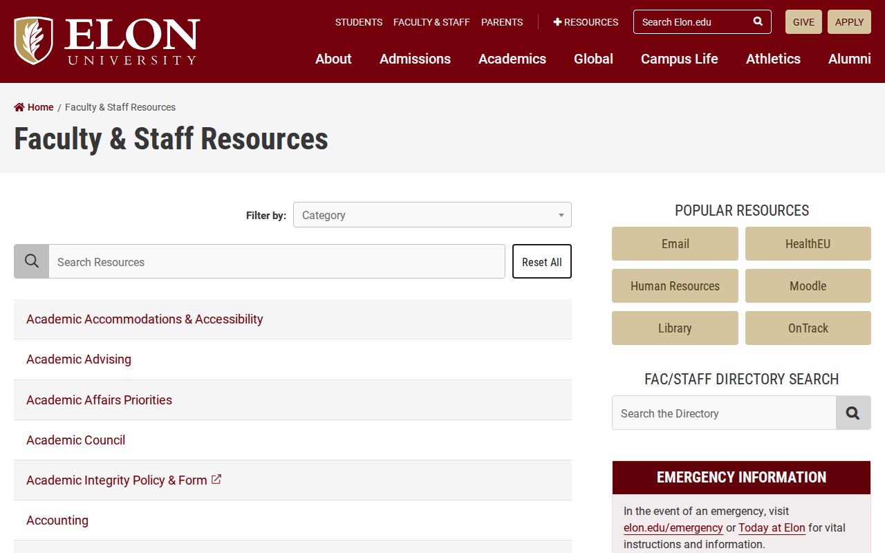 Elon faculty search among Burlington people directories